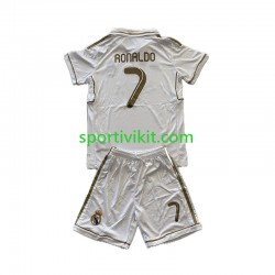 Completo da calcio Bambini Real Madrid Cristiano Ronaldo 7 Retro 2011-2012 Maglia Prima Manica Corta