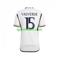 Real Madrid Federico Valverde 15 Uomo Maglia Prima 2023-2024 Manica Corta