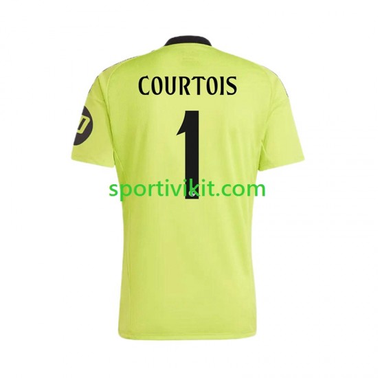 Real Madrid Portiere COURTOIS 1 Uomo Maglia Terza 2024-2025 Manica Corta