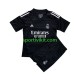 Completo da calcio Bambini Real Madrid Portiere Maglia Seconda 2023-2024 Manica Corta