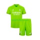 Completo da calcio Bambini Real Madrid Portiere Maglia Prima 2023-2024 Manica Corta Completo da calcio Bambini Real Madrid Portiere Maglia Prima 2023-2024 Manica Corta