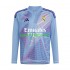 Real Madrid Portiere Blu Uomo Maglia Prima 2024-2025 Manica Lunga