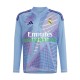 Real Madrid Portiere Blu Uomo Maglia Prima 2024-2025 Manica Lunga Real Madrid Portiere Blu Uomo Maglia Prima 2024-2025 Manica Lunga