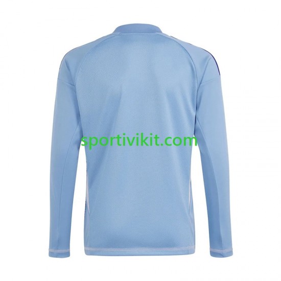 Real Madrid Portiere Blu Uomo Maglia Prima 2024-2025 Manica Lunga
