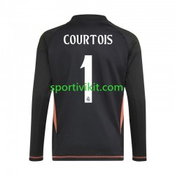 Real Madrid Portiere Thibaut Courtois 1 Uomo Maglia Seconda 2024-2025 Manica Corta