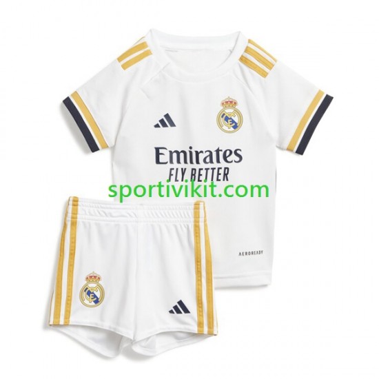Completo da calcio Bambini Real Madrid Maglia Prima 2023-2024 Manica Corta