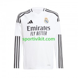 Real Madrid Bianco Uomo Maglia Prima 2024-2025 Manica Lunga