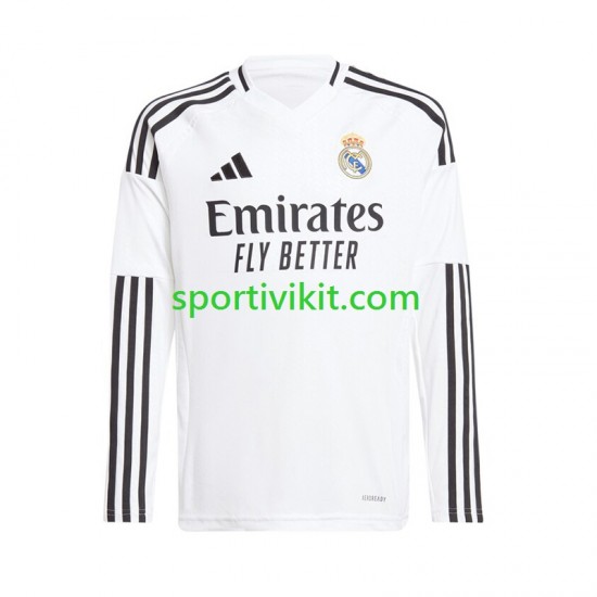 Real Madrid Bianco Uomo Maglia Prima 2024-2025 Manica Lunga Real Madrid Bianco Uomo Maglia Prima 2024-2025 Manica Lunga