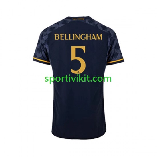Real Madrid Jude Bellingham 5 Uomo Maglia Seconda 2023-2024 Manica Corta