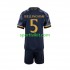 Completo da calcio Bambini Real Madrid Jude Bellingham 5 Maglia Seconda 2023-2024 Manica Corta