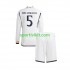Completo da calcio Bambini Real Madrid Jude Bellingham 5 Maglia Prima 2023-2024 Manica Lunga