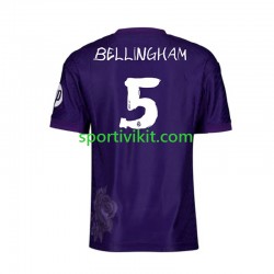Real Madrid Jude Bellingham 5 Y-3 Viola Uomo Maglia Quarto 2023-2024 Manica Corta