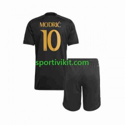 Completo da calcio Bambini Real Madrid Modrić Luka 10 Maglia Terza 2023-2024 Manica Corta
