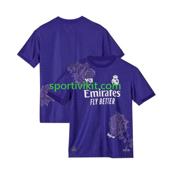 Real Madrid Viola Uomo Maglia Quarto 2023-2024 Manica Corta