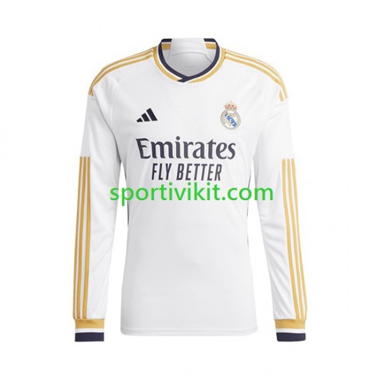 Completo da calcio Bambini Real Madrid Rodrygo Goes 11 Maglia Prima 2023-2024 Manica Lunga