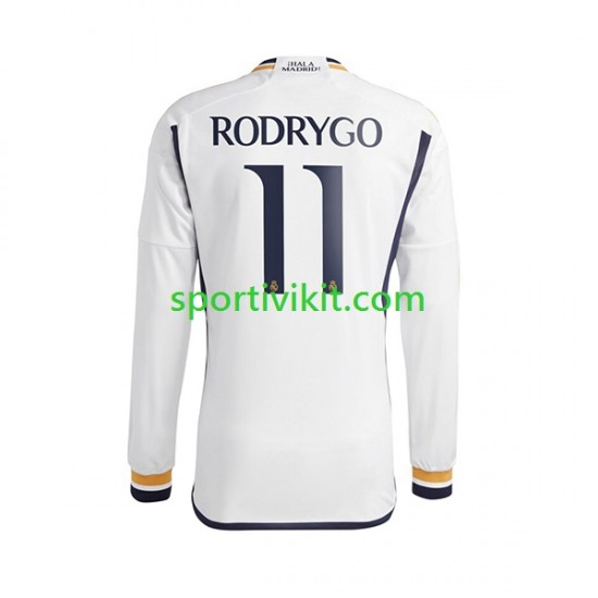 Real Madrid Rodrygo Goes 11 Uomo Maglia Prima 2023-2024 Manica Lunga