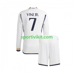 Completo da calcio Bambini Real Madrid Vinicius Junior 7 Maglia Prima 2023-2024 Manica Lunga