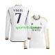 Real Madrid Vinicius Junior 7 Uomo Maglia Prima 2023-2024 Manica Lunga Real Madrid Vinicius Junior 7 Uomo Maglia Prima 2023-2024 Manica Lunga