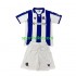 Completo da calcio Bambini Real Sociedad Maglia Prima 2024-2025 Manica Corta