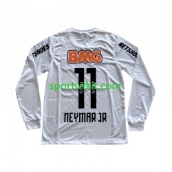 Santos FC Neymar JR 11 Retro 2011-2012 Uomo Maglia Prima Manica Lunga