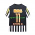 Santos Neymar JR 11 Retro 2011-2012 Uomo Maglia Seconda Manica Corta