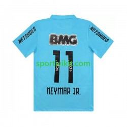 Santos Neymar JR 11 Retro 2011-2012 Uomo Maglia Terza Manica Corta