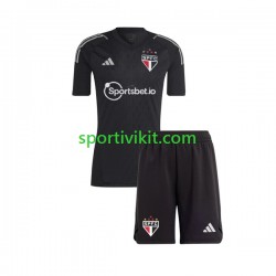 Completo da calcio Bambini Sao Paulo Portiere Maglia Prima 2023-2024 Manica Corta