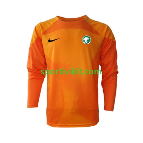 Arabia Saudita Portiere Uomo Maglia Seconda Coppa del Mondo 2022 Manica Lunga