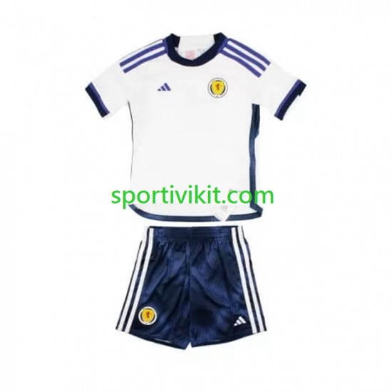 Completo da calcio Bambini Schottland 2022 Maglia Seconda Manica Corta