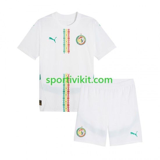 Completo da calcio Bambini Senegal Maglia Prima 2025 Manica Corta