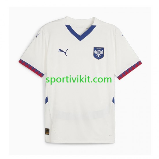 Serbia Uomo Maglia Seconda 2024-2025 Manica Corta Serbia Uomo Maglia Seconda 2024-2025 Manica Corta