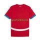 Serbia Rosso Uomo Maglia Prima Euro 2024 Manica Corta