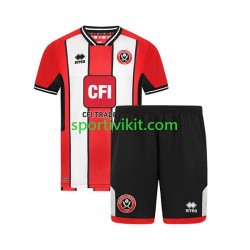 Completo da calcio Bambini Sheffield United Maglia Prima 2023-2024 Manica Corta