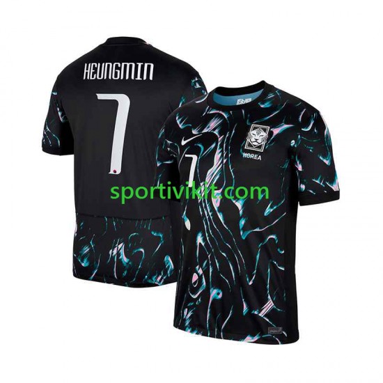 Corea del Sud Heungmin 7 Uomo Maglia Seconda 2024 Manica Corta