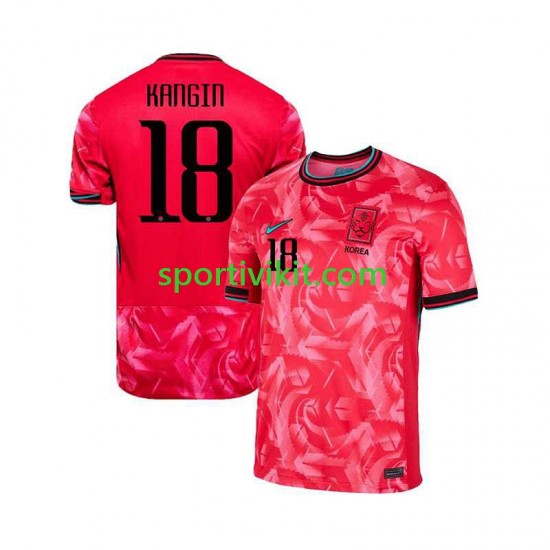 Corea del Sud KANGIN 18 Uomo Maglia Prima 2024 Manica Corta