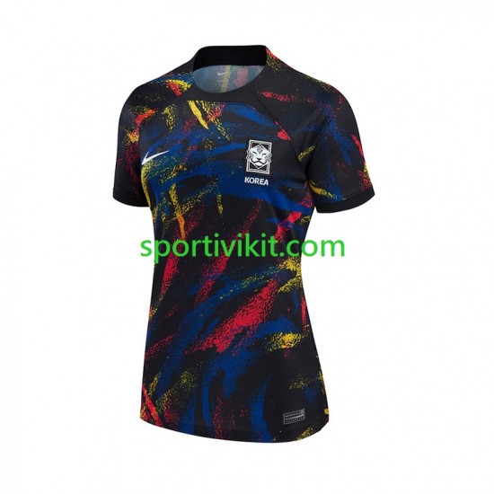 Corea del Sud Donna Maglia Seconda Coppa del Mondo 2022 Manica Corta Corea del Sud Donna Maglia Seconda Coppa del Mondo 2022 Manica Corta