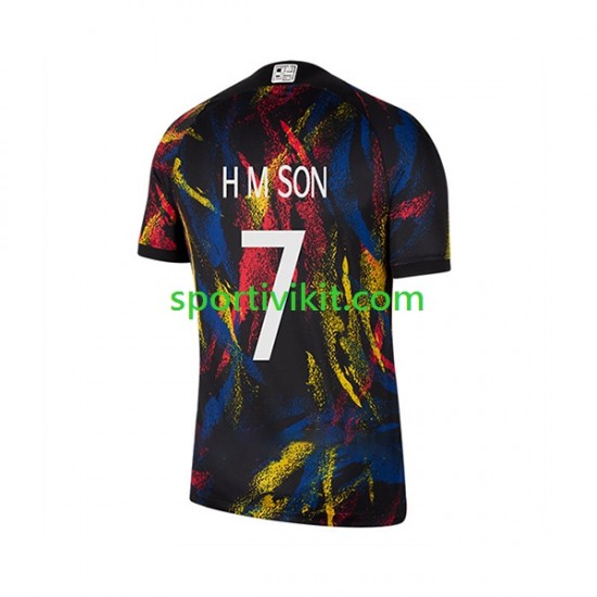 Corea del Sud Son Heung-min 7 Uomo Maglia Seconda Coppa del Mondo 2022 Manica Corta