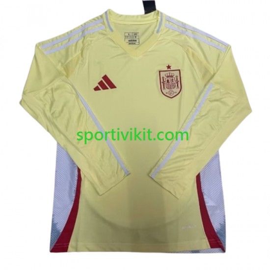 Spagna Uomo Maglia Seconda Euro 2024 Manica Lunga Spagna Uomo Maglia Seconda Euro 2024 Manica Lunga