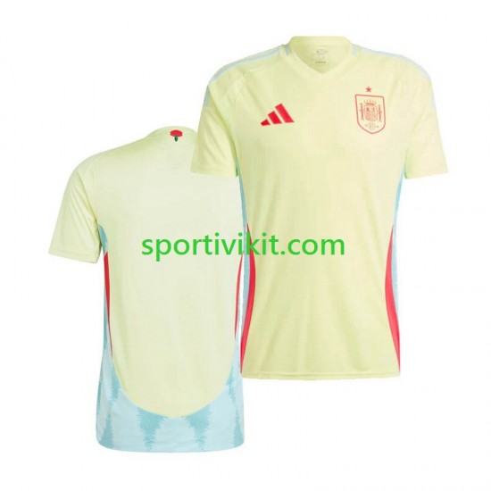 Spagna Uomo Maglia Seconda Euro 2024 Manica Corta