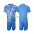 Completo da calcio Bambini Spagna Portiere Maglia Prima Euro 2024 Manica Corta