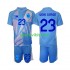 Completo da calcio Bambini Spagna Portiere Unai Simon 23 Maglia Prima Euro 2024 Manica Corta
