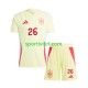 Completo da calcio Bambini Spagna Pedri 26 Maglia Seconda Euro 2024 Manica Corta