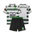 Completo da calcio Bambini Sporting CP Retro 2001 2003 Maglia Prima Manica Corta