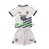 Completo da calcio Bambini Stade Rennais Bianco Maglia Seconda 2023-2024 Manica Corta