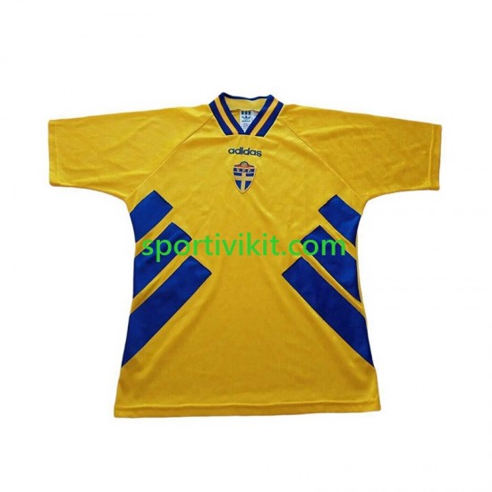 Svezia Retro 1994 Uomo Maglia Prima Manica Corta