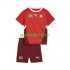 Completo da calcio Bambini Svizzera Rosso Maglia Prima Euro 2024 Manica Corta