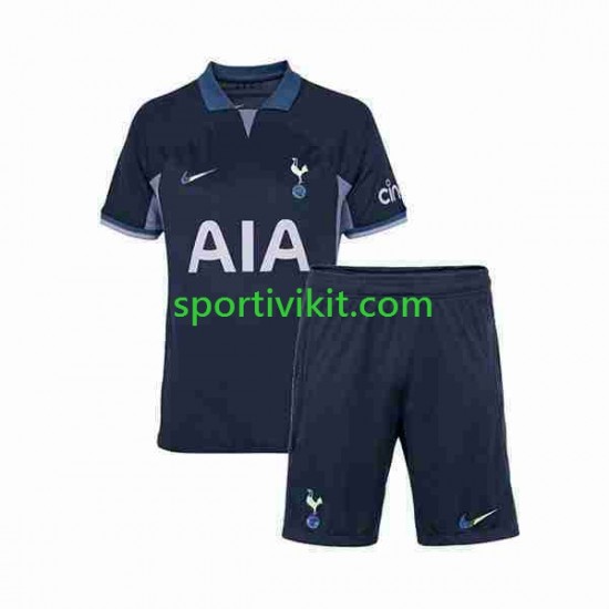 Completo da calcio Bambini Tottenham Hotspur Maglia Seconda 2023-2024 Manica Corta Completo da calcio Bambini Tottenham Hotspur Maglia Seconda 2023-2024 Manica Corta