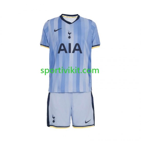 Completo da calcio Bambini Tottenham Hotspur Maglia Seconda 2024-2025 Manica Corta Completo da calcio Bambini Tottenham Hotspur Maglia Seconda 2024-2025 Manica Corta