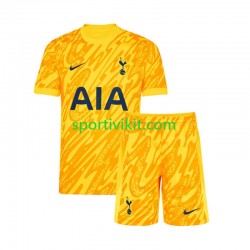 Completo da calcio Bambini Tottenham Hotspur Portiere Maglia Prima 2024-2025 Manica Corta