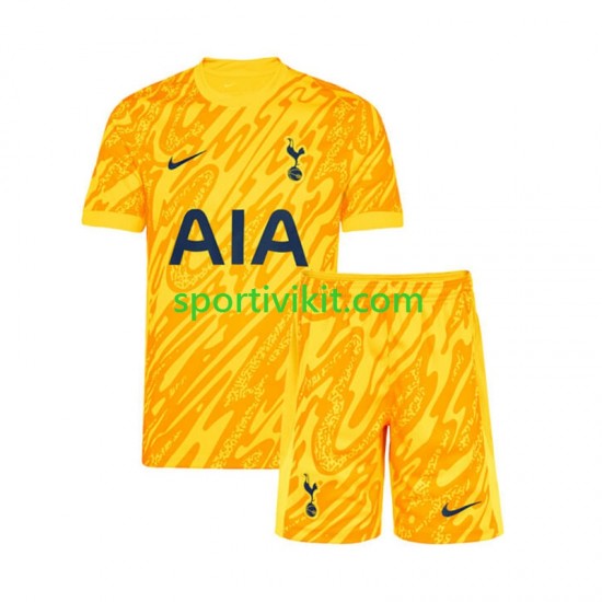 Completo da calcio Bambini Tottenham Hotspur Portiere Maglia Prima 2024-2025 Manica Corta Completo da calcio Bambini Tottenham Hotspur Portiere Maglia Prima 2024-2025 Manica Corta